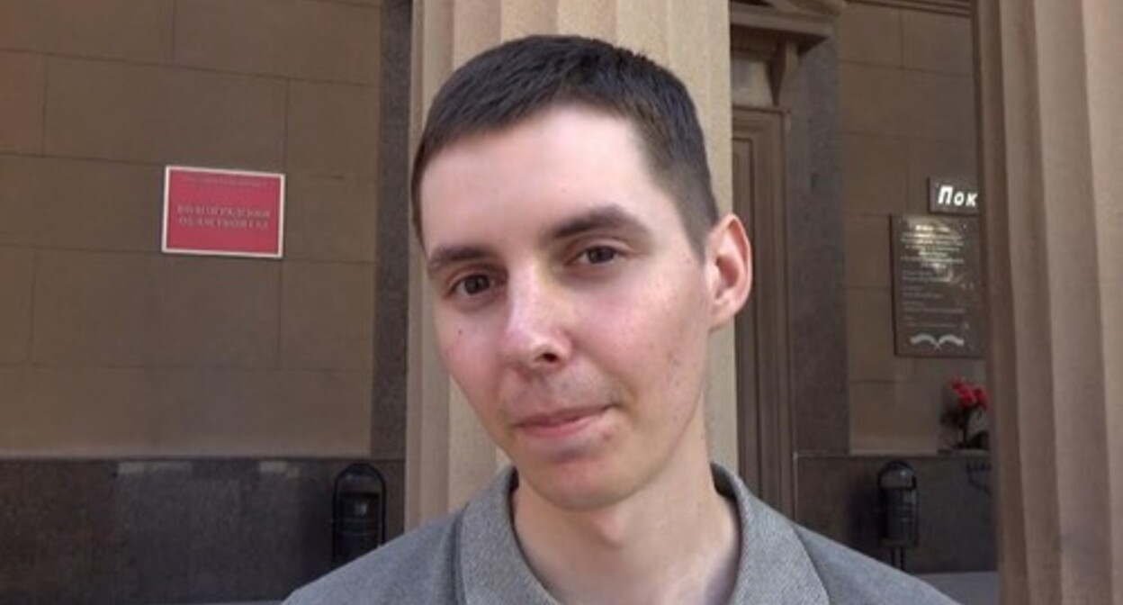 Anton Kuznetsov at the Volgograd Regional Court. June 15, 2023. Photo by Vyacheslav Yaschenko for the "Caucasian Knot"