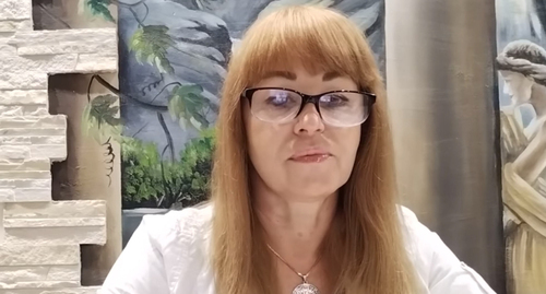 Marina Melikhova. Screenshot of the video https://www.youtube.com/watch?v=LMI9OTAL5mw&amp;t=7s