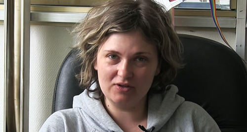 Elena Milashina. Screenshot of the video on YouTube / the newspaper “Novaya Gazeta” Elena Milashina. Screenshot of the video on YouTube / the newspaper “Novaya Gazeta”