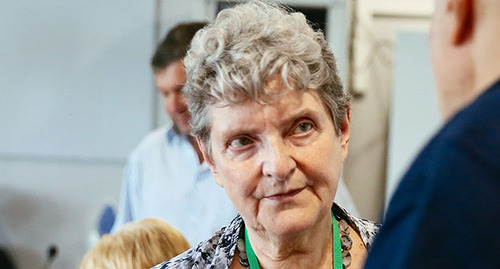 Svetlana Gannushkina. Photo: Karina Gradusova https://ru.wikipedia.org Svetlana Gannushkina. Photo: Karina Gradusova https://ru.wikipedia.org