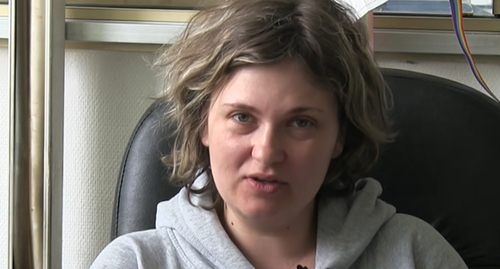 Elena Milashina. Screenshot of the video https://www.youtube.com/watch?v=BqB1Tjy_tWc