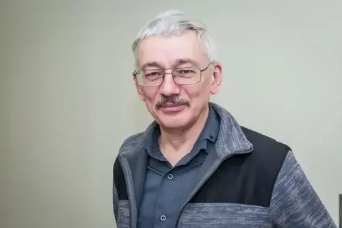 Oleg Orlov. Photo: https://memorialcenter.org/ the organization is included by the Russian Ministry of Justice into the register of foreign agents and is liquidated by the court's decision