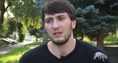 Abubakar Yangulbaev, a lawyer. Screenshot of the video @bkr_yang Abubakar Yangulbaev, a lawyer. Screenshot of the video @bkr_yang