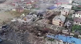 At the scene of the explosion in Makhachkala. Photo: https://vmeste-rf.tv/news/tragediya-v-makhachkale-vzryv-unes-zhizni-35-chelovek/