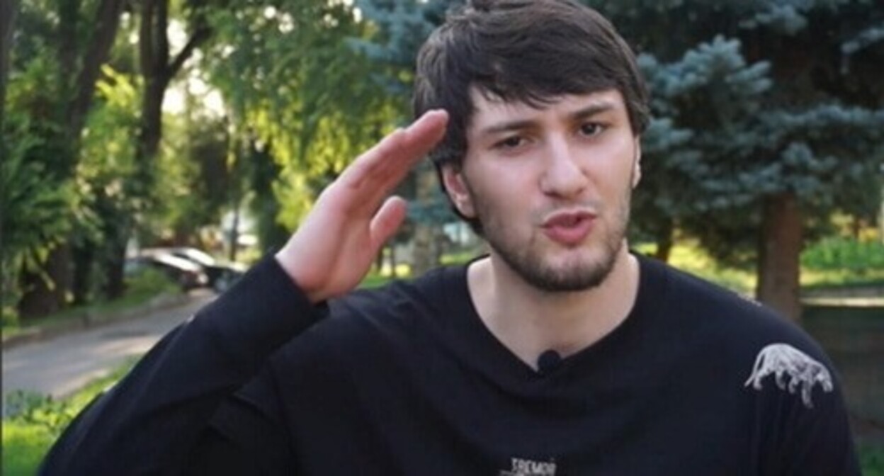 Abubakar Yangulbaev. Screenshot of the video https://www.instagram.com/p/CTMV4sFICpP/