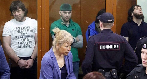 The trial in the Nemtsov murder case, screenshot of the video by the NTV https://www.ntv.ru/video/1444346