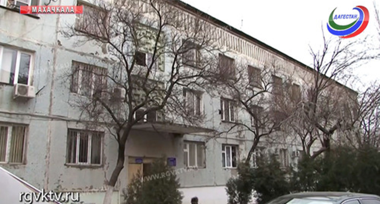 The Republican Psychoneurological Clinic in Makhachkala. Scrreenshot of the video https://www.youtube.com/watch?v=lHQX-g0zg7g