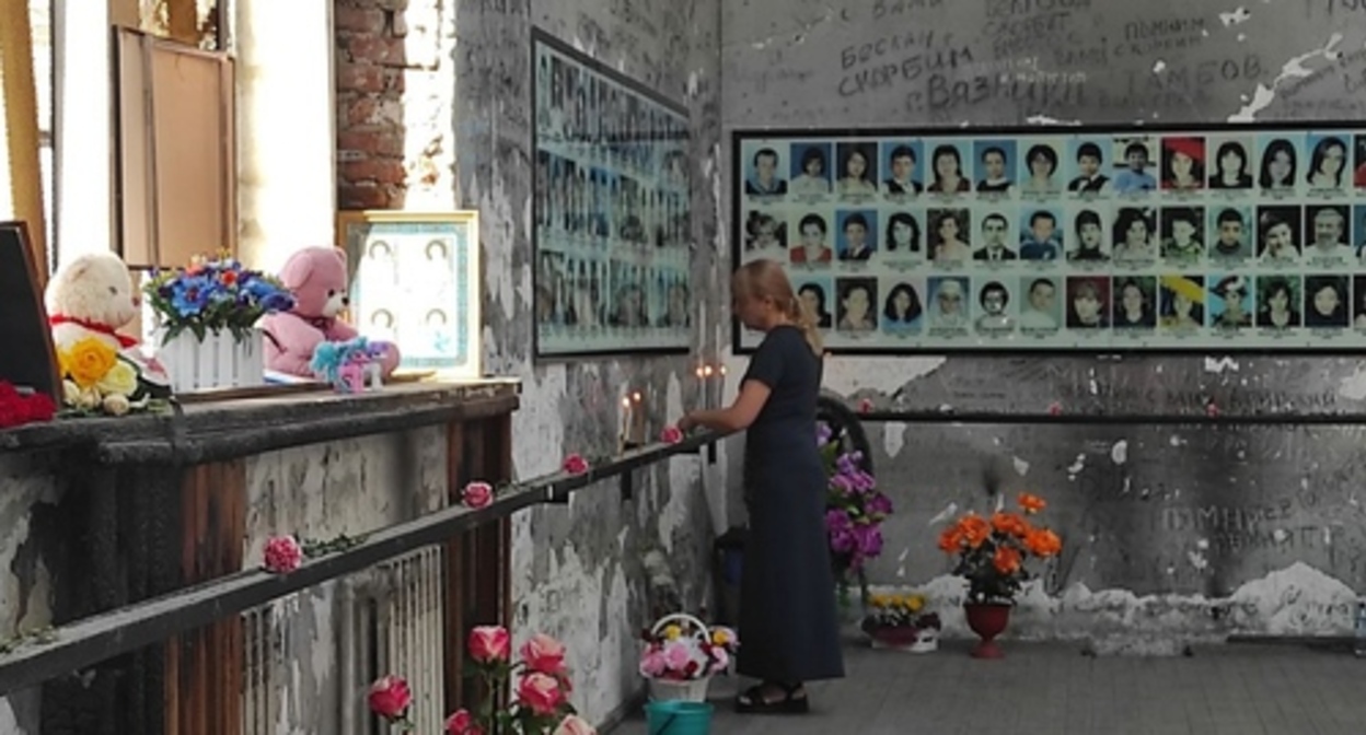 In the building of the school No. 1 in Beslan. September 1, 2023. Photo by the "Caucasian Knot" correspondent