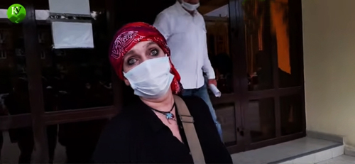 Svetlana Anokhina. Screenshot of the video by the "Caucasian Knot" https://www.youtube.com/watch?v=Bwbrt69oPpo