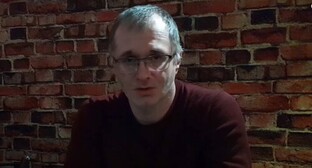 Magomed Magomedov, a deputy editor-in-chief of the "Chernovik" outlet. Screenshot of the video by the "Caucasian Knot" https://www.youtube.com/watch?v=evDIGJymT18