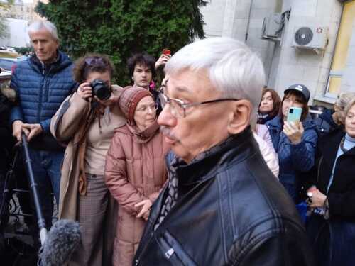 Oleg Orlov. Photo by the "Caucasian Knot" correspondent Oleg Orlov. Photo by the "Caucasian Knot" correspondent