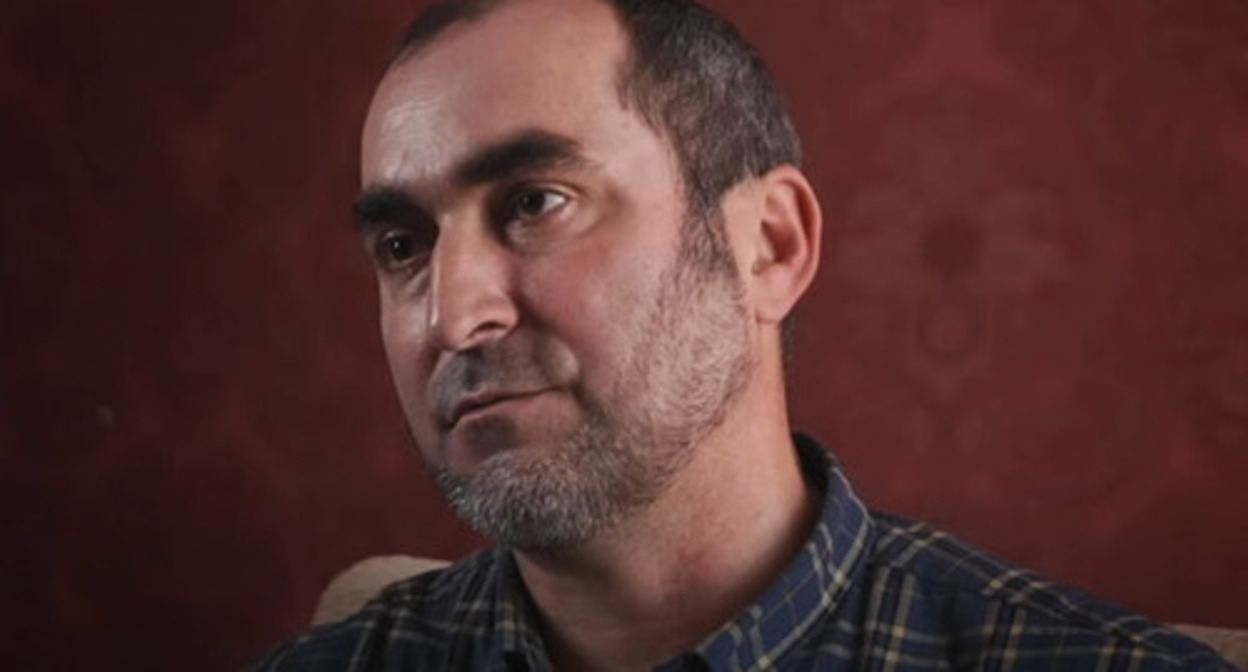 Magomed Alamov. Photo: a screen capture from the "Fathers and Sons" film by the "Team against Torture"