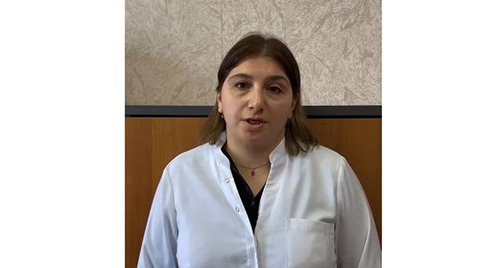 Screenshot of a video appeal made by a teacher from the Derbent Medical College in response to criticism from social network users https://t.me/tutdagestan_05/8575 Screenshot of a video appeal made by a teacher from the Derbent Medical College in response to criticism from social network users https://t.me/tutdagestan_05/8575
