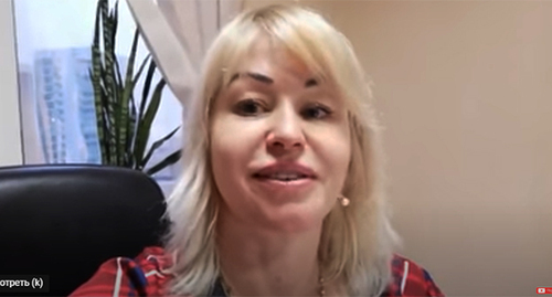 Marina Melikhova. Screenshot of the video https://www.youtube.com/watch?v=BfX7E6Lt4Zo