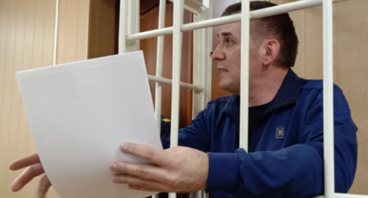 Igor Nagavkin at the Leninsky District Court. Photo by Vyacheslav Yaschenko for the "Caucasian Knot"