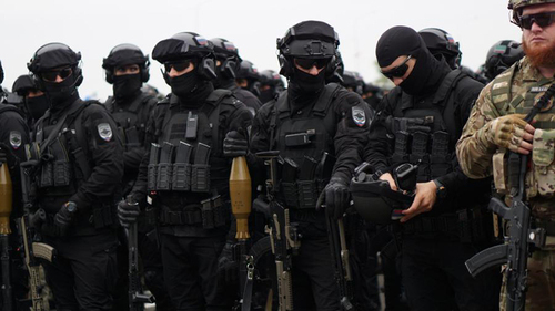 Law enforcers. Photo: Grozny Inform https://www.grozny-inform.ru Law enforcers. Photo: Grozny Inform https://www.grozny-inform.ru