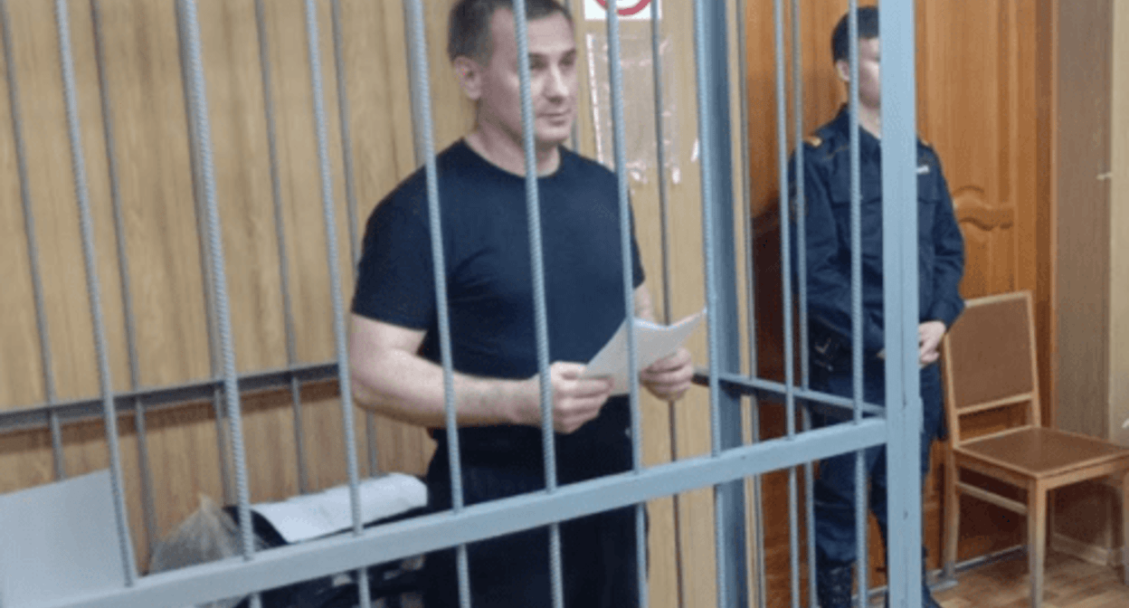 Igor Nagavkin at a court. Photo by the "Caucasian Knot" correspondent