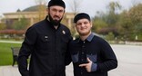 Magomed Daudov, the Speaker of the Chechen Parliament, and Akhmat, a son of Ramzan Kadyrov. Photo from Magomed Daudov's Telegram channel https://t.me/s/MDaudov_95