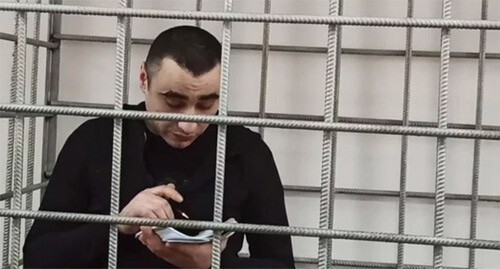 Arsen Melkonyan in a courtroom. Photo by the joint press service of the Volgograd region courts Arsen Melkonyan in a courtroom. Photo by the joint press service of the Volgograd region courts