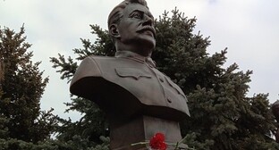 A bust of Stalin. Photo by Vyacheslav Yaschenko for the "Caucasian Knot"