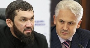 Magomed Daudov (left) and Muslim Khuchiev. Collage by the "Caucasian Knot". Photo: "Grozny Inform" https://www.grozny-inform.ru
