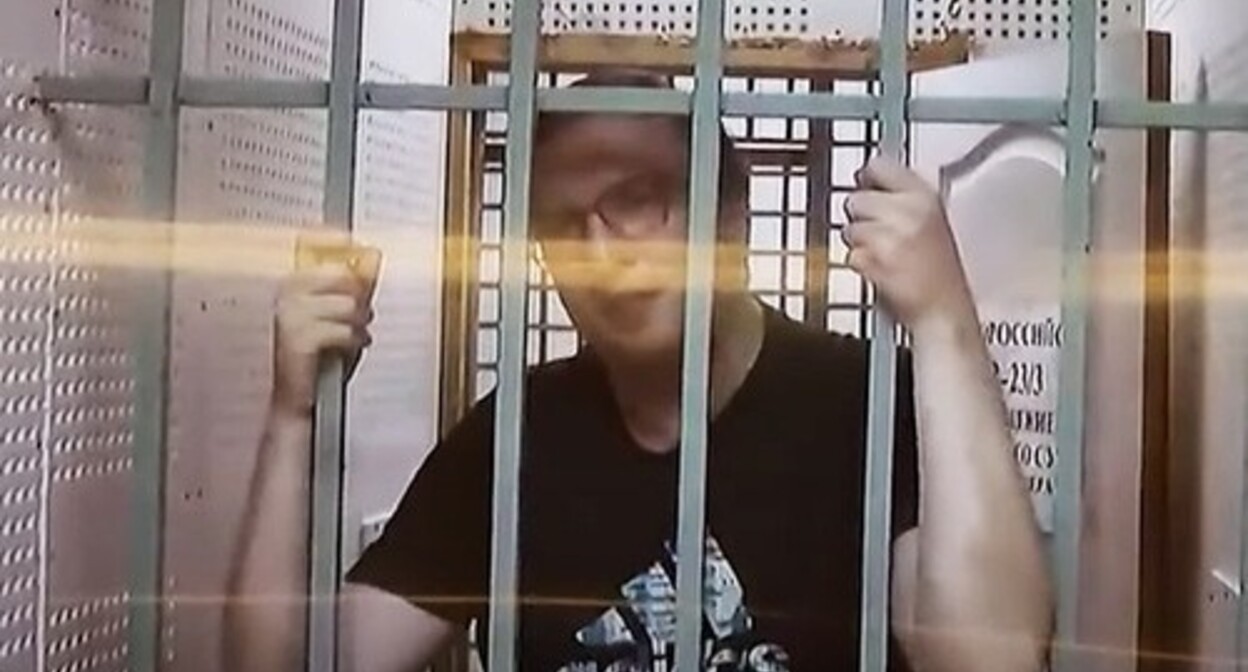 Dmitry Novikov. Screenshot of a video by the "Caucasian Knot" https://www.youtube.com/watch?v=Y_frtEWrPeg