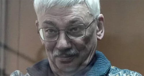 Oleg Orlov. Screenshot of a video ru.euronews.com https://ru.euronews.com/2024/02/27/oleg-orlov-sentencing