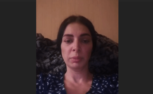 Maria Smelaya. Screenshot of the video posted on the Telegram channel of the “Caucasus Without a Mother” project on June 2, 2024 https://t.me/heda_media/1009