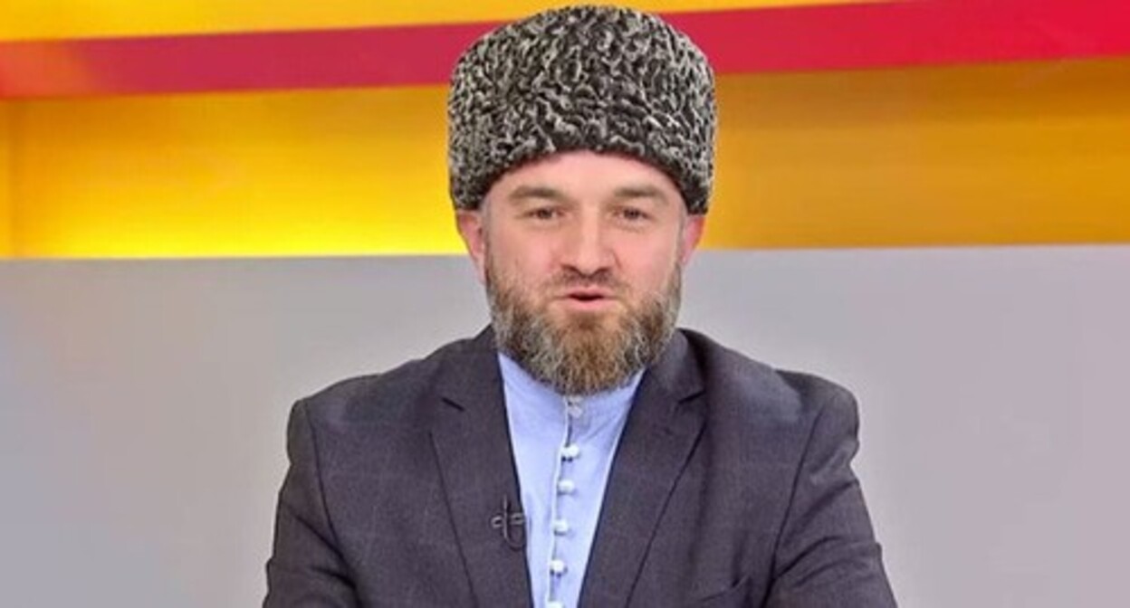 Ibragim Dzagurov. Photo: http://islamosetia.ru/2023/03/24/zamestitel-muftiya-ibragim-dzagurov-v-pryamom-efire-natsionalnogo-televideniya-rasskazal-o-svyashhennom-mesyatse-ramadan/