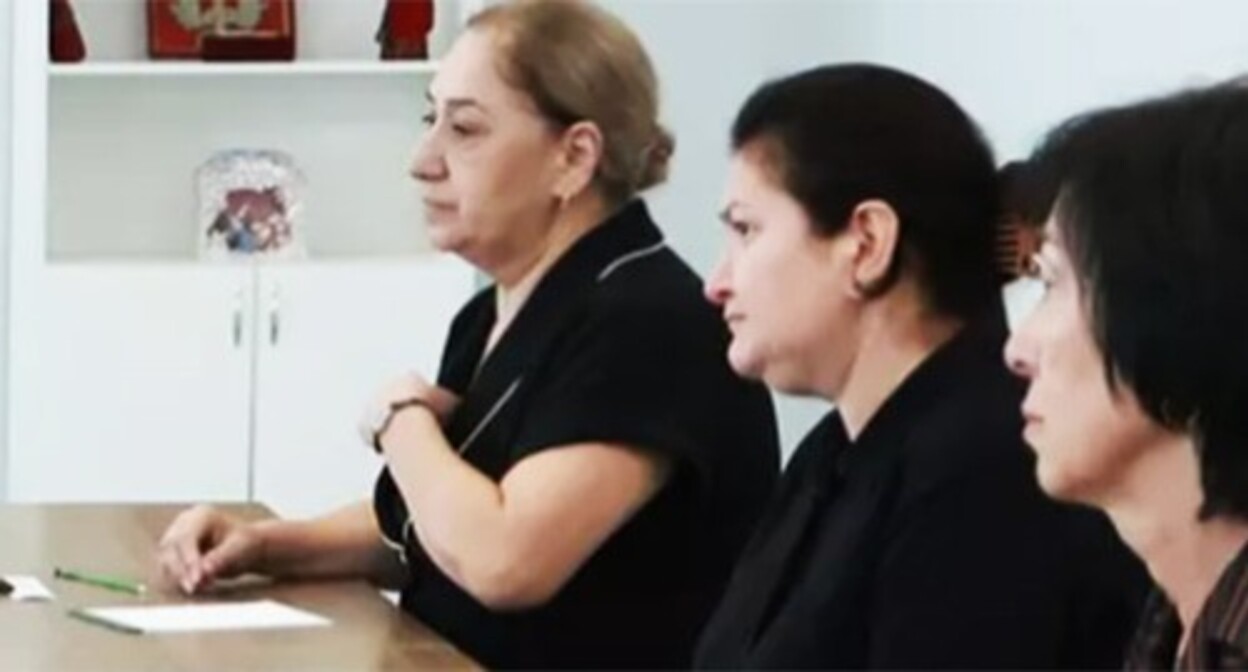 "Beslan Mothers" at a meeting with the Russian President. August 20, 2024. Photo by the Presidential Executive Office