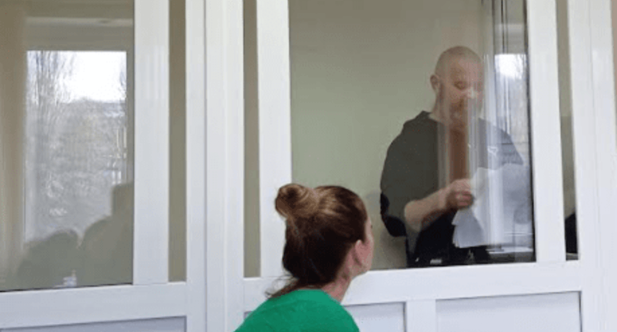 Sergey Legkobitov in a court. Photo by the "Caucasian Knot" correspondent