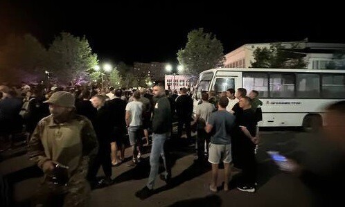 A mass brawl in the village of Afipsky in the Seversky District of the Krasnodar Territory. September 8, 2024. Photo: tvkrasnodar.ru A mass brawl in the village of Afipsky in the Seversky District of the Krasnodar Territory. September 8, 2024. Photo: tvkrasnodar.ru