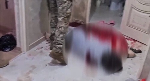 A shot dead militant. September 30, 2024. Screenshot of a video posted on Telegram https://t.me/sapakavkaz/2862 A shot dead militant. September 30, 2024. Screenshot of a video posted on Telegram https://t.me/sapakavkaz/2862