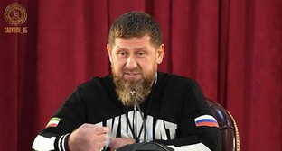 Ramzan Kadyrov. Photo from the Telegram channel Kadyrov_95