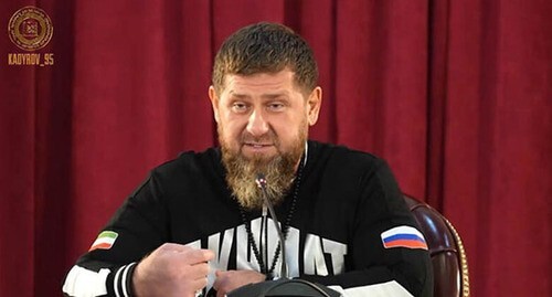 Ramzan Kadyrov. Photo from the Telegram channel Kadyrov_95