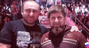 Rauf Arashukov (left) anf Ramzan Kadyrov. Screenshot of the photo posted on Rauf Arashukov's Instagram (the activities of the Meta Company, owning Facebook, Instagram, and WhatsApp, are banned in Russia) on October 16, 2024 https://www.instagram.com/p/DBMS7HYMOCv/