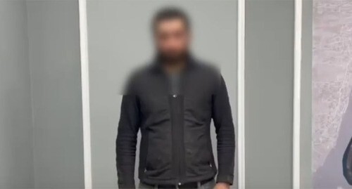 A detainee publicly apologized on camera. Screenshot of a video posted by the Astrakhan Regional Branch of the Russian Ministry of Internal Affairs https://vk.com/wall-66751883_24629 A detainee publicly apologized on camera. Screenshot of a video posted by the Astrakhan Regional Branch of the Russian Ministry of Internal Affairs https://vk.com/wall-66751883_24629