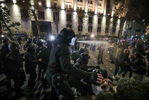 A protest action in Tbilisi. December 7, 2024. Photo by Aziz Karimov for the "Caucasian Knot"