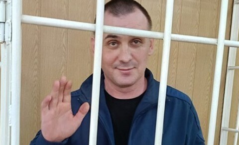 Igor Nagavkin in the courtroom. A photo by Natalia Shirshina. Igor Nagavkin in the courtroom. A photo by Natalia Shirshina.