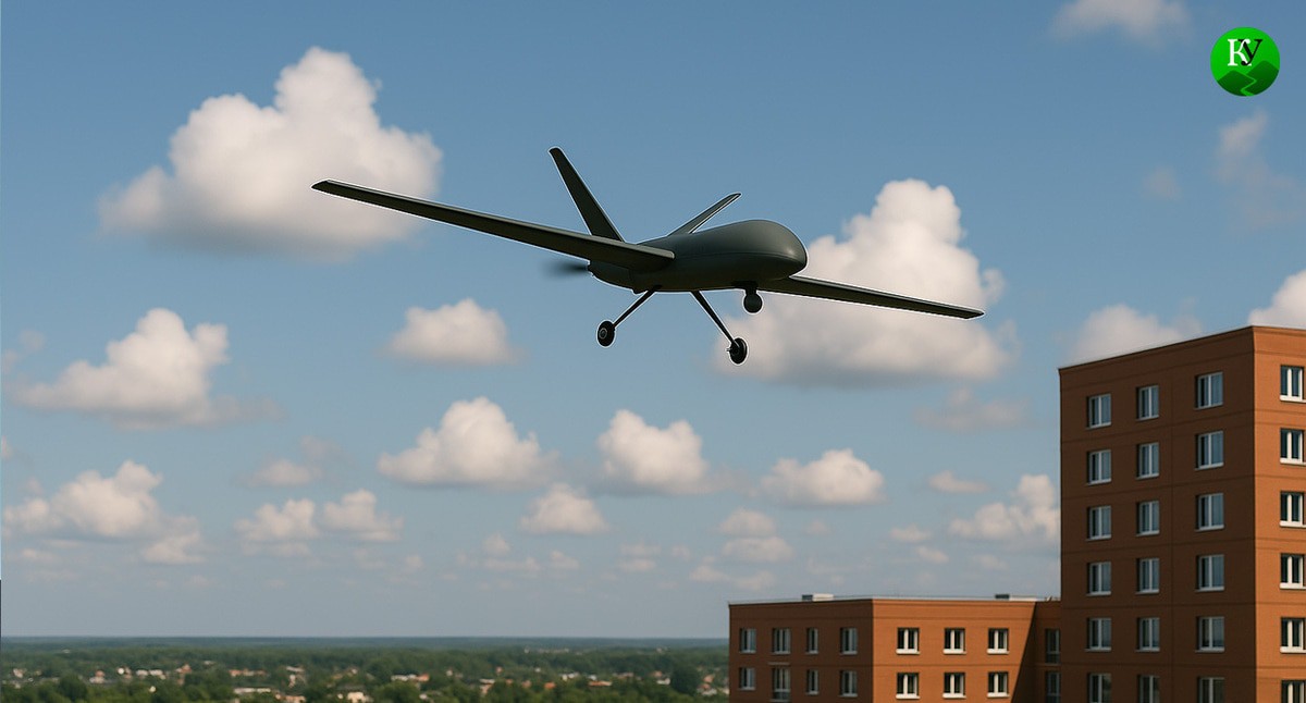 UAV in the sky. Illustration created by "Caucasian Knot" using AI in the Copilot program UAV in the sky. Illustration created by "Caucasian Knot" using AI in the Copilot program