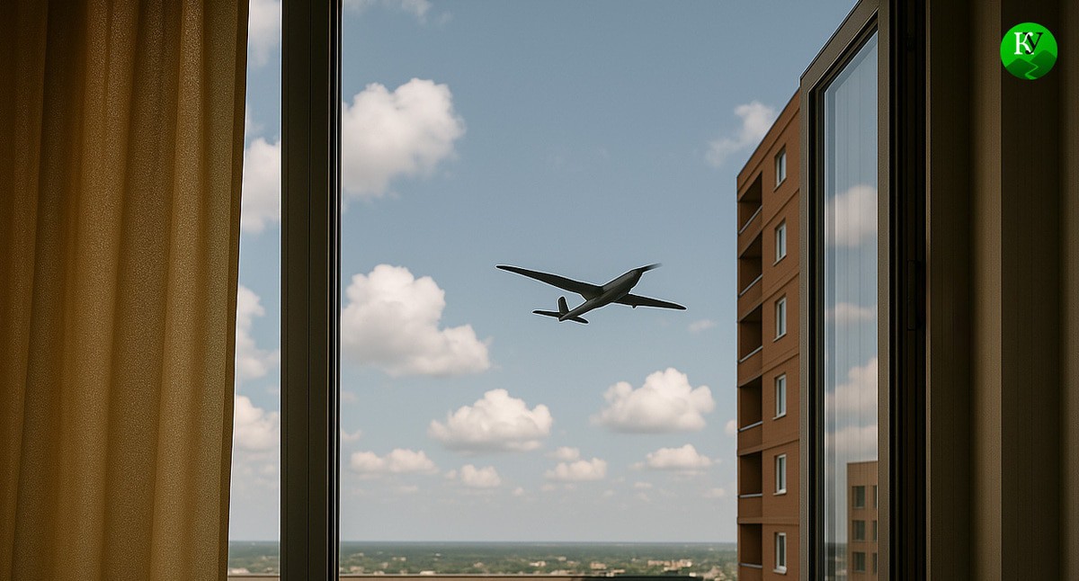 UAV in the sky. Illustration created by "Caucasian Knot" using AI in the Copilot program UAV in the sky. Illustration created by "Caucasian Knot" using AI in the Copilot program