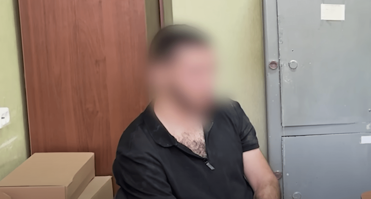 An Azerbaijani citizen detained in Stavropol in connection with a terrorist attack. Screenshot of the National Anti-Terrorism Committee video from 09/08/25, https://www.youtube.com/watch?v=K-QcpbUgbxQ&t=119s An Azerbaijani citizen detained in Stavropol in connection with a terrorist attack. Screenshot of the National Anti-Terrorism Committee video from 09/08/25, https://www.youtube.com/watch?v=K-QcpbUgbxQ&t=119s