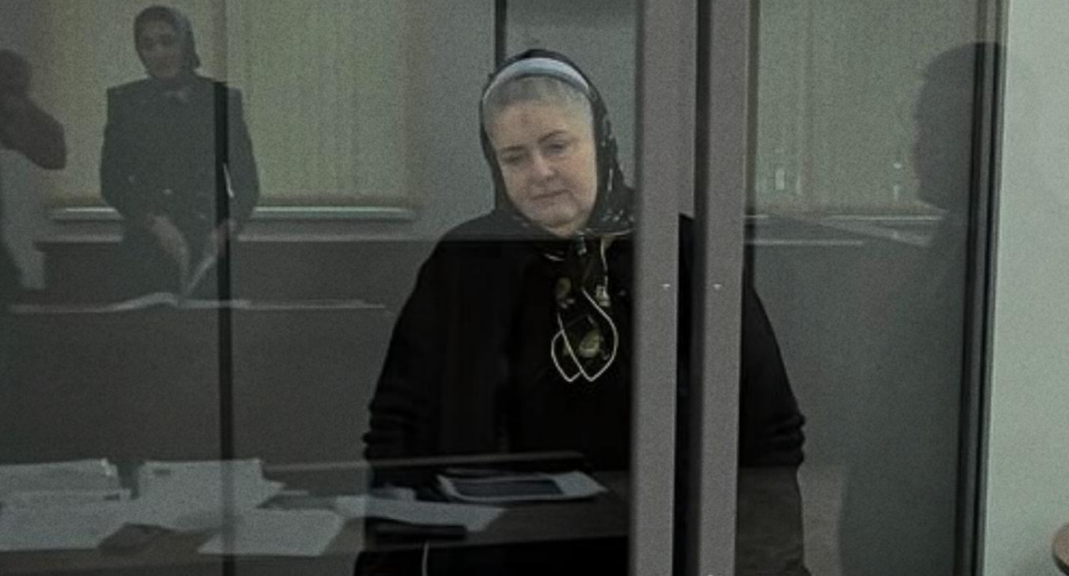Zarema Musayeva in court. Screenshot of a photo from the Team Against Torture (designated a foreign agent) from March 21, 2025, https://t.me/no_torture/3558 Zarema Musayeva in court. Screenshot of a photo from the Team Against Torture (designated a foreign agent) from March 21, 2025, https://t.me/no_torture/3558