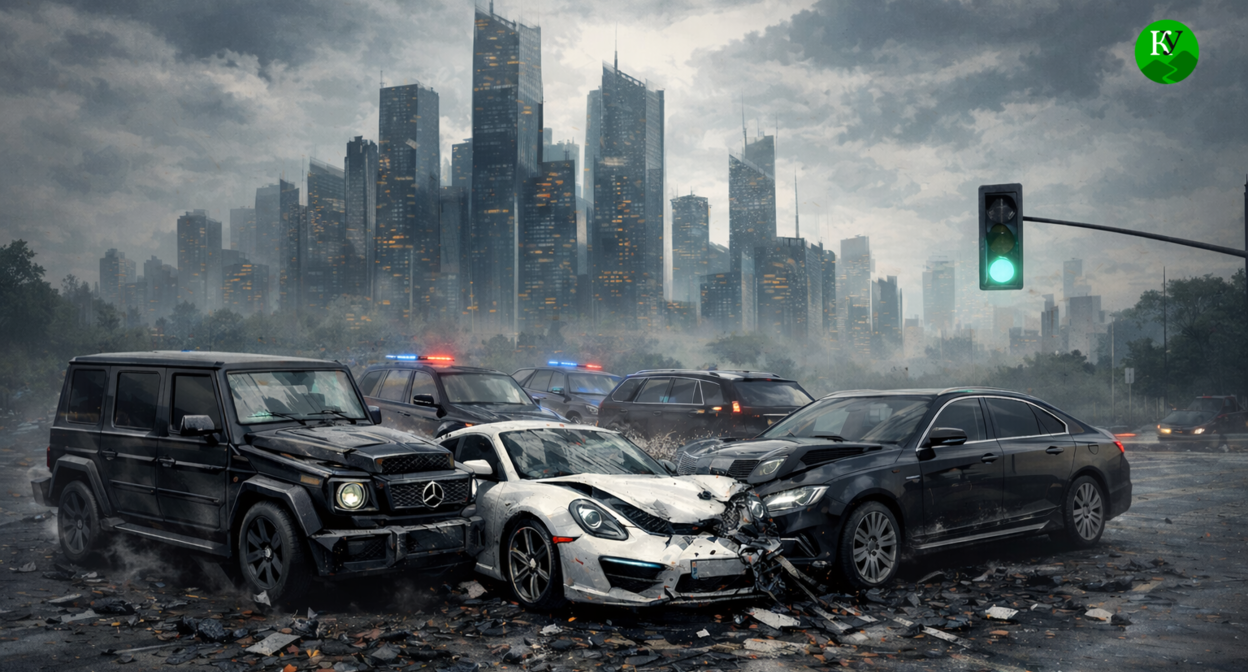 Accident. Illustration created by AI using ChatGPT. Accident. Illustration created by AI using ChatGPT.