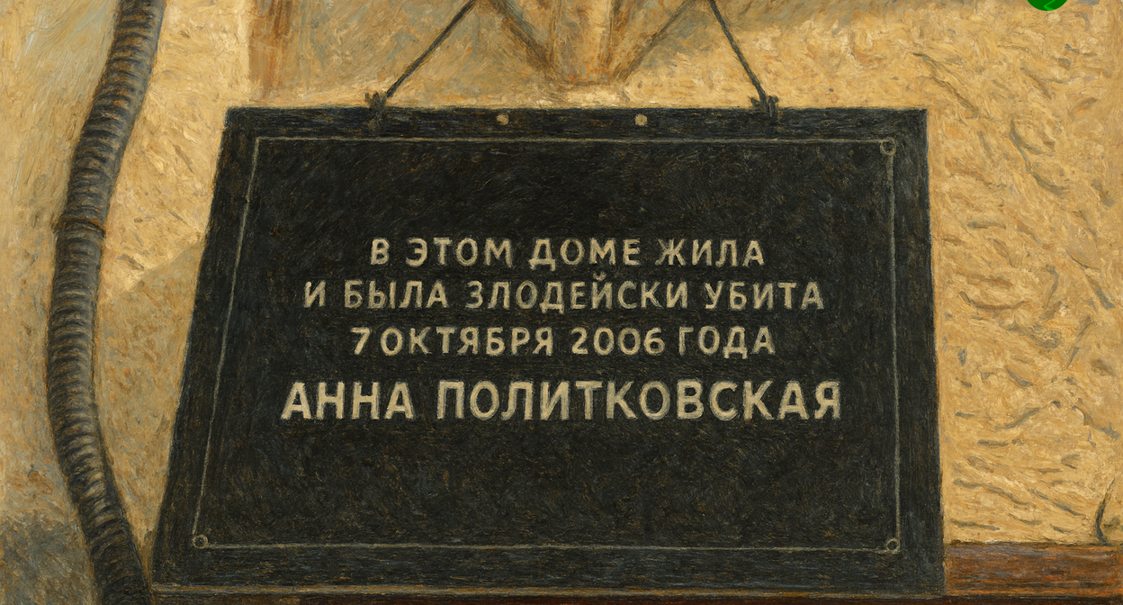 One of the temporary memorial plaques. Illustration created by the "Caucasian Knot" using AI in the Copilot program. One of the temporary memorial plaques. Illustration created by the "Caucasian Knot" using AI in the Copilot program.