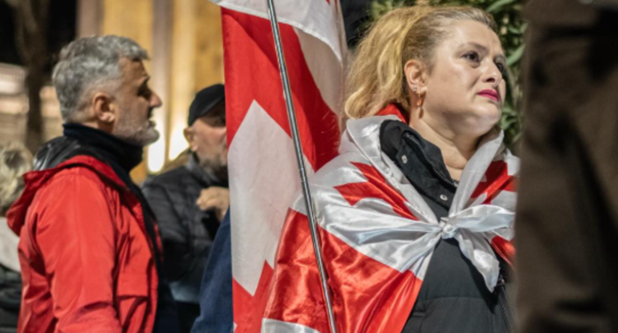 Activists outside the parliament building. Screenshot from Publika photo from March 21, 2026, https://www.facebook.com/photo?fbid=1711578323575044&set=pb.100041686795244.-2207520000 (Meta, the company that owns the social network, is banned in Russia). Activists outside the parliament building. Screenshot from Publika photo from March 21, 2026, https://www.facebook.com/photo?fbid=1711578323575044&set=pb.100041686795244.-2207520000 (Meta, the company that owns the social network, is banned in Russia).