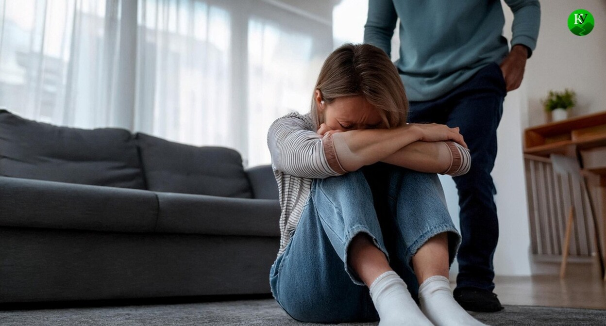 Domestic violence. Illustration created by the "Caucasian Knot" using AI in Photoshop. Domestic violence. Illustration created by the "Caucasian Knot" using AI in Photoshop.