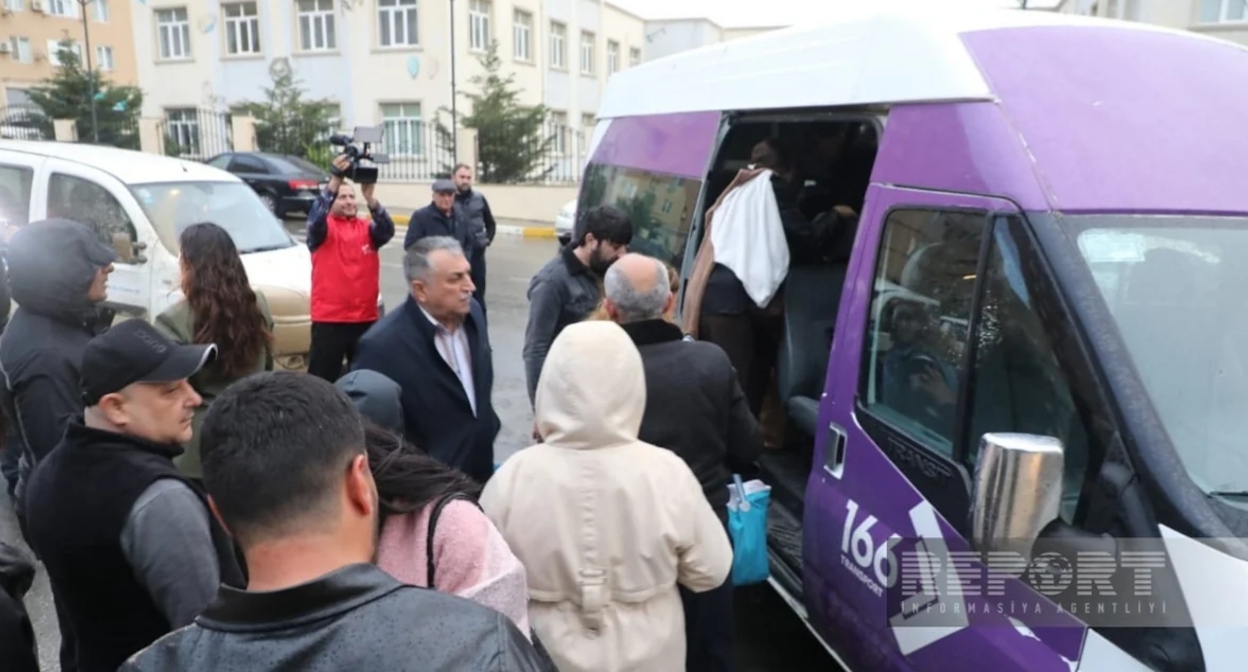 Displaced persons. April 21, 2026. Photo: Report https://report.az/ru/vnutrennyaya-politika/v-ramkah-velikogo-vozvrasheniya-eshe-92-semi-otpravilis-v-agdam Displaced persons. April 21, 2026. Photo: Report https://report.az/ru/vnutrennyaya-politika/v-ramkah-velikogo-vozvrasheniya-eshe-92-semi-otpravilis-v-agdam