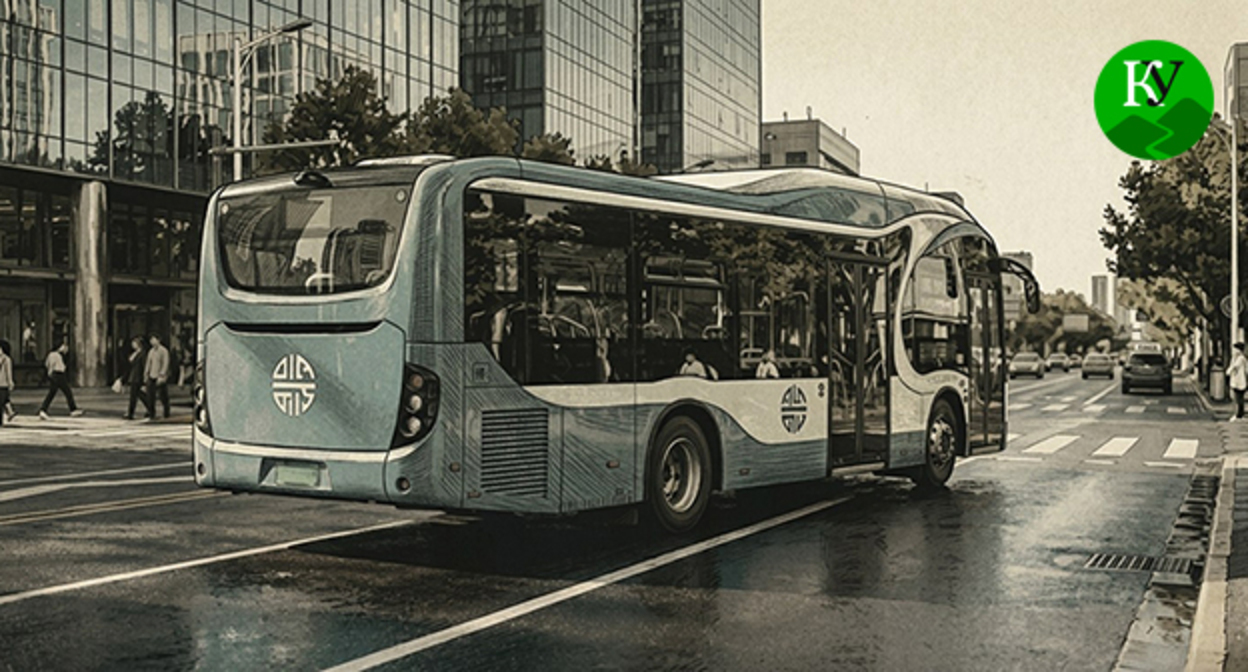 Public transportation in Anapa. Illustration created by the "Caucasian Knot" using AI in the Copilot program. Public transportation in Anapa. Illustration created by the "Caucasian Knot" using AI in the Copilot program.