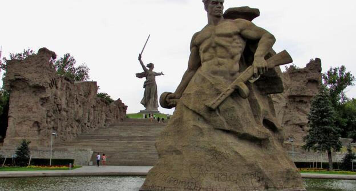 The memorial complex at Mamayev Kurgan. Photo "Caucasian Knot" The memorial complex at Mamayev Kurgan. Photo "Caucasian Knot"